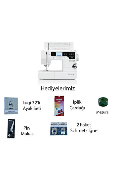 bernette Chicago 5 Dikiş Makinesi (Bol HEDİYELİ)