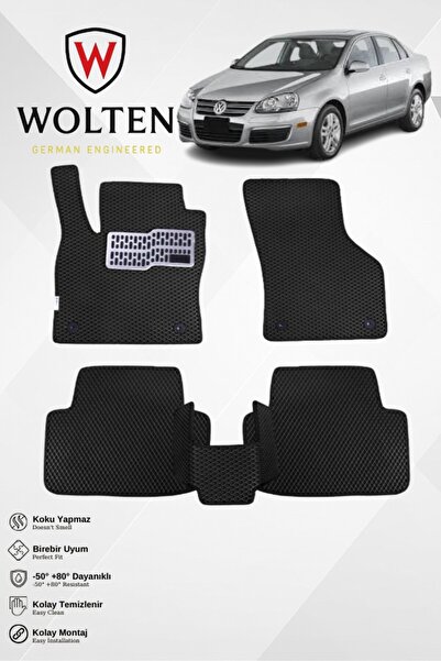 w wolten german engineered VOLKSWAGEN-JETTA-(2005-2010) İÇİN EVA İÇ PASPAS TA...
