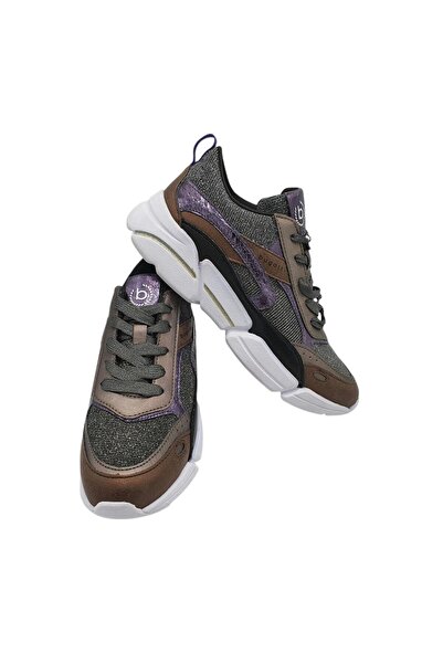 BUGATTI Adidași damă 37, imitatie de piele, material textil, argintiu