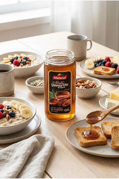 NUTAREL Date Honey - %100 Hurma Bal Kıvamında - VEGAN BAL 630 gr.
