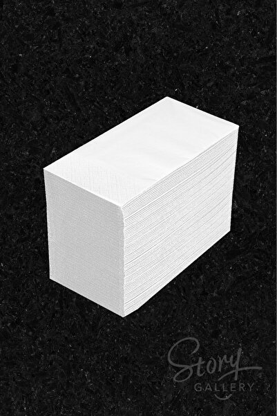 Story 33 X 33 Cm 2 Katlı 100'lü Garson Katlama Beyaz Kağıt Peçete