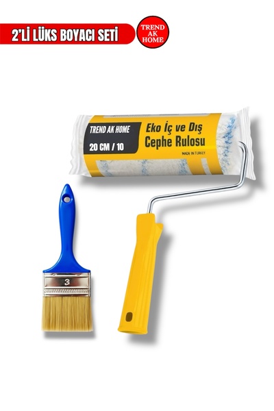 Genel Markalar Boyacı Rulo Fırça Seti-2 parça