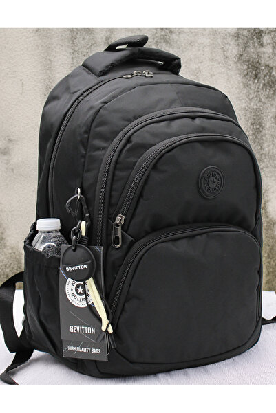 Bevitton 34600 Водоустойчива платнена училищна чанта Унисекс училищна раница ...