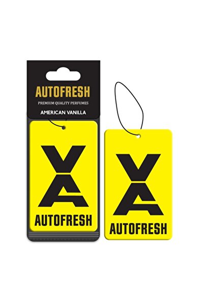 AutoFresh AMERİKAN VANİLYA PREMİUM ASMA ARAÇ KOKUSU KALICI OTO PARFÜM ASKILI ...
