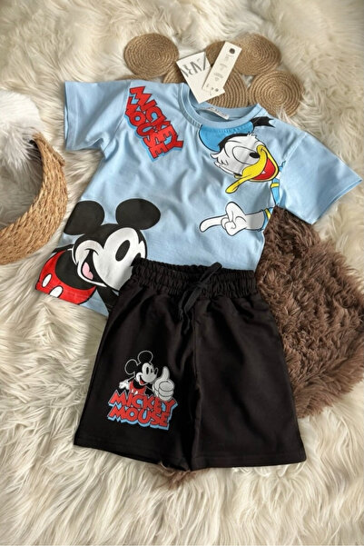 morbella Character Themed Boy's Suit – Blue - Navy Blue