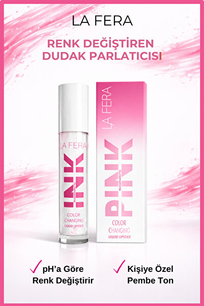 La Fera Magic Pink Lip Gloss (RENK DEĞİŞTİREN PEMBE DUDAK PARLATICISI)