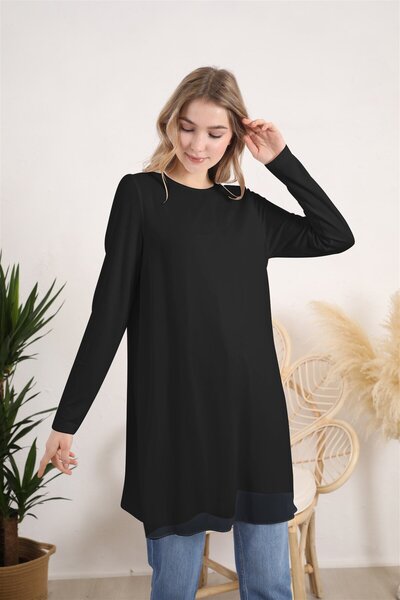 Genel Markalar ŞİFONLU TUNİK