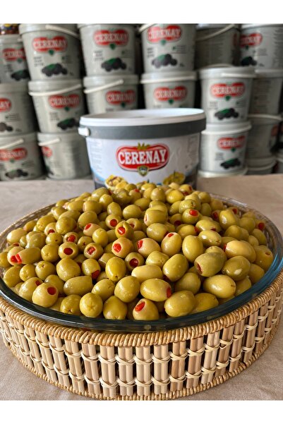 CERENAY Biberli zeytin- biber dolgulu zeytin 10 kğ