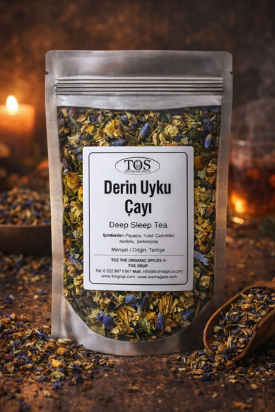 TOS The Organic Spices Derin Uyku Çayı 40 gr (1. Kalite) Deep Sleep Tea