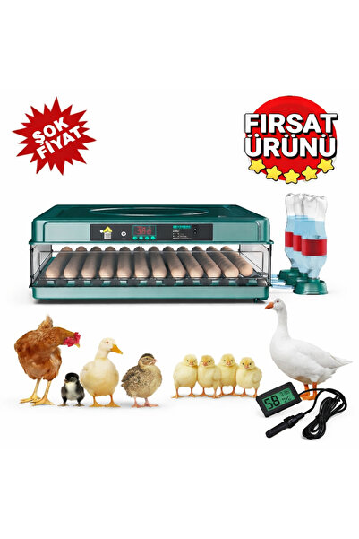 Genel Markalar 130 Yumurta Kapasiteli Tam Otomatik Kuluçka Makinesi | Dijital...