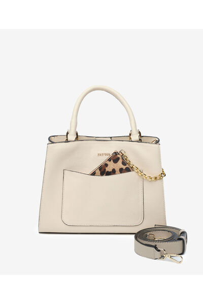 Greyder Kadın Krem Kol Çantası 5Y2CN69704