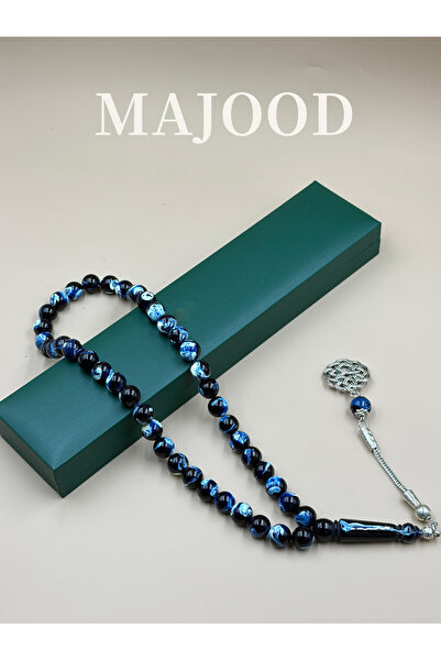 MAJOOD ٤٥ مسبحة صلاة من الراتنج/تسبيح/١٠ مم/للرجال والنساء/هدية رمضانية مثالية