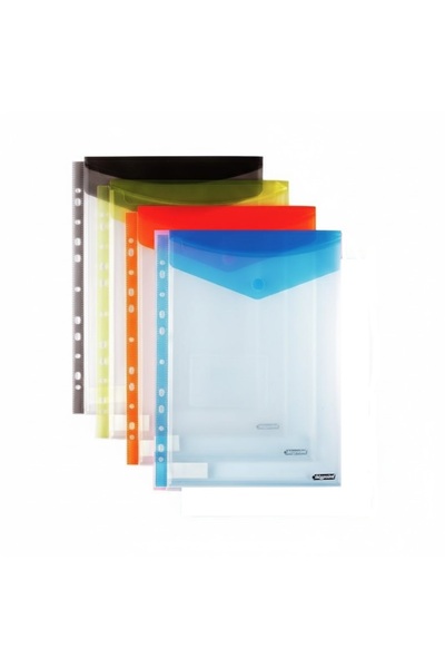 Bigpoint 11 Delikli A4 Dik Cırtlı Dosya 4 Farklı Renk