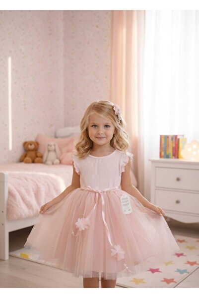 Retro Women Girl's Salmon Special Occasion Birthday Daily Tulle Cotton Prince...