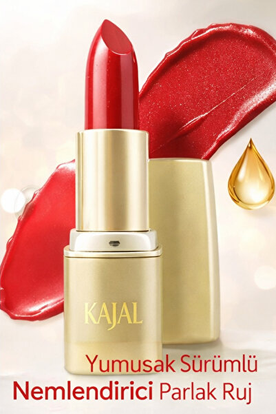 KAJAL Sevgililer Günü Özel Seri Yumuşak Sürümlü Nemlendirici Parlak Ruj No: 762