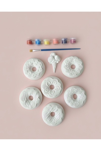 BalibeeCandle Taş Boyama Seti | Çocuklar İçin Eğitici Hobi Oyuncağı – Donut &...