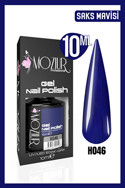 MOZIUR Kalıcı Oje Uv Led H046 (LACİVERT) 10ml