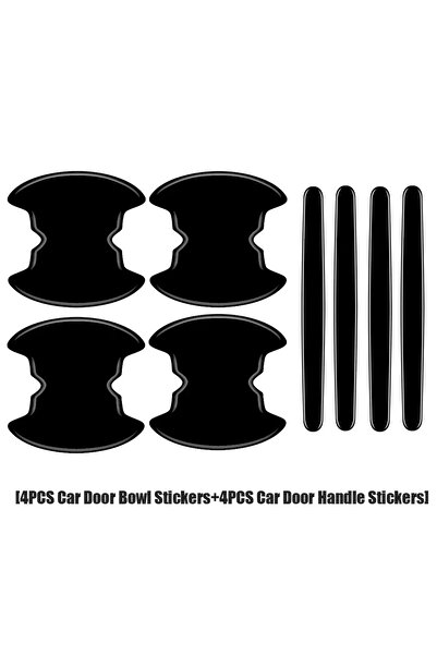 Choice No mark 8Pcs Car Door Handle Bowl Scratch Anti-scratch Protective Car ...