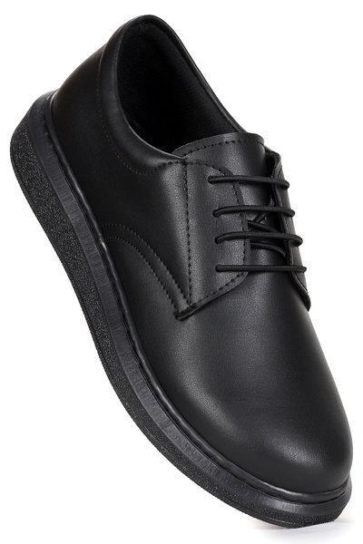 Kiko Kids أحذية واتا للأولاد ذات الأربطة الجلدية