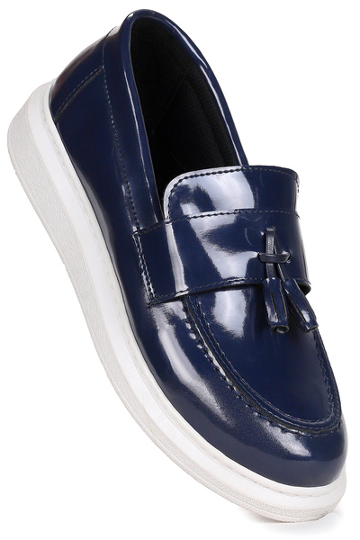 Kiko Kids Tula patentirane kožne cipele sa mašnom za dečake za obrezanje