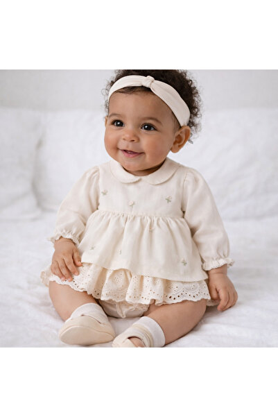 limebabies Baby Girl Cotton Dress Set of 5 in Box