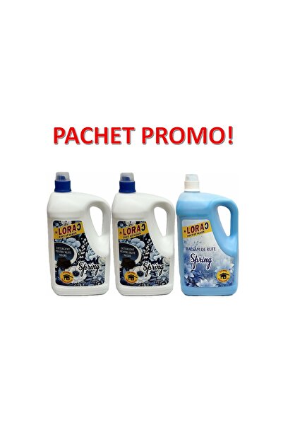 Lora 15 LITRI PACHET(2XDETERGENT 5LITRI + 1XBALSAM 5LITRI)