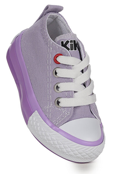 Kiko Kids Tinna Bağcıklı Kız Bebek Keten Spor Ayakkabı