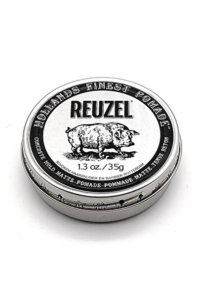 Reuzel Concrete Hold Matte Pomade Su Bazlı Güçlü Tutucu Dokulandırıcı Mat Wax...