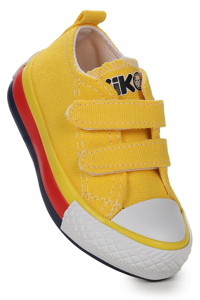 Kiko Kids Linen Cırtlı Erkek Bebek Keten Spor Ayakkabı