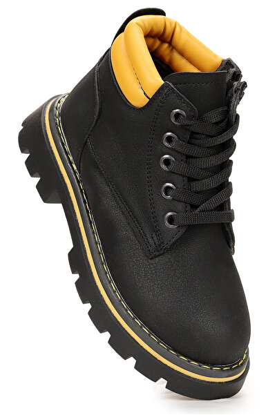 Kiko Kids Kosev Fermuarlı Erkek Çocuk Bot Ayakkabı