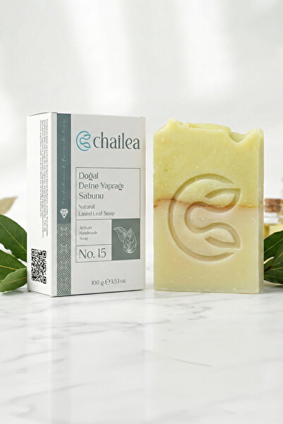 Chailea Doğal Defne Yaprağı Sabunu Doğal El Yapımı Defne Sabunu 100 Gram