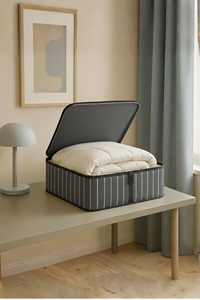 Piev Practical Multi-Purpose Clothing Organizer Bag Anthracite Striped m