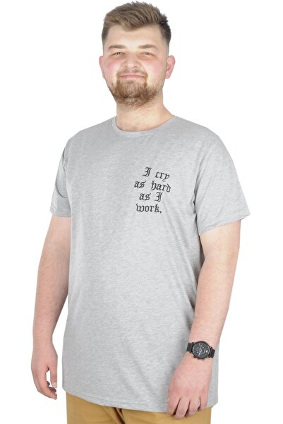 ModeXL Mode XL Великий розмір футболка з круглим вирізом Work 22179 Grimelanj