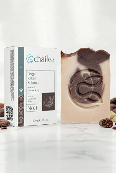 Chailea Natural Cocoa Soap Traditional Handmade Cold Method 100 Grams Pack of 5