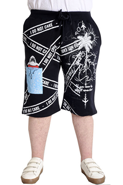 ModeXL Mode XL Large Size Capri I Do Not Care 23512 Navy Blue