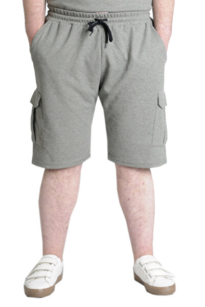 ModeXL شورت رجالي مقاس كبير من Mode XL بجيب كارجو WAFFLE 23500 كاكي