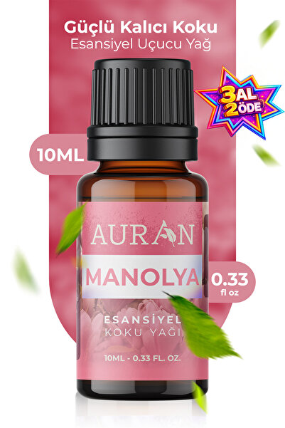 AURAN Manolya Esansiyel Uçucu Koku Yağı Difüzor Esansı Buhurdanlık Yağı Aroma...