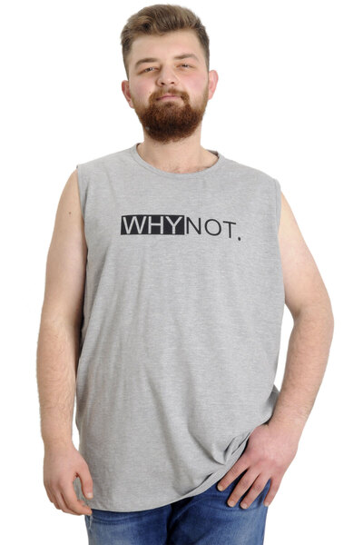 ModeXL Mode XL Large Size Men's Singlet Whynot 23003 Grimelange