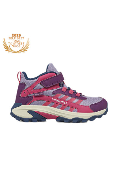 Merrell حذاء Moab Speed ​​2 Mid A/c Wtrpf للأطفال للجنسين حذاء للأطفال للجنسي...