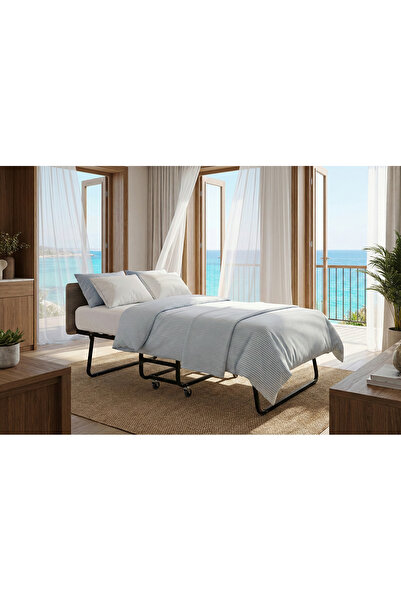 NEB TİCARET Katlanır Yatak Ve Karyola | 80x190 Cm Katlanabilir Somya Ve Yatak...