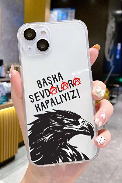 3GEN CASE İphone 13 & İphone 14 Uyumlu Renkli Desenli Şeffaf Silikon Kılıf