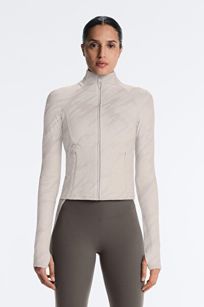 Oysho Light warm fosforlu teknik ceket