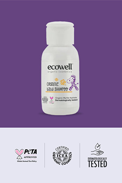 Ecowell Organik Bebe Şampuanı - Seyahat Boy (50 ml)
