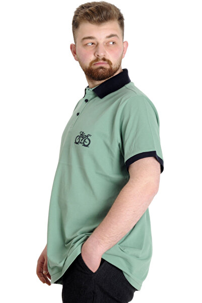 ModeXL Modni XL veliki muški polo T-shirt HIGH 23346 Çağla