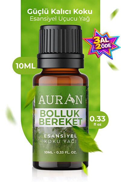 AURAN Bolluk Bereket Esansiyel Uçucu Koku Yağı Difüzor Esansı Buhurdanlık Yağ...