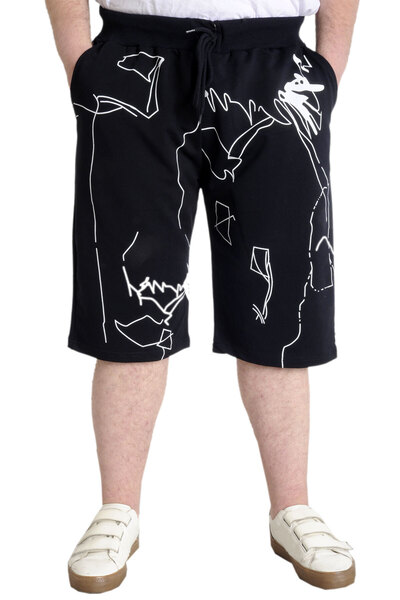 ModeXL Mode XL Large Size Capri Complicated 23510 Navy Blue