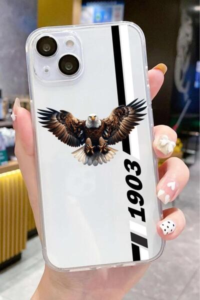 3GEN CASE İphone 13 & İphone 14 Uyumlu Renkli Desenli Şeffaf Silikon Kılıf