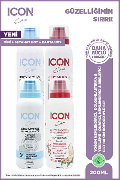 ICON Care HYALURONIC ACID 200+100 ML & WILD BLOOM 200+100 ML