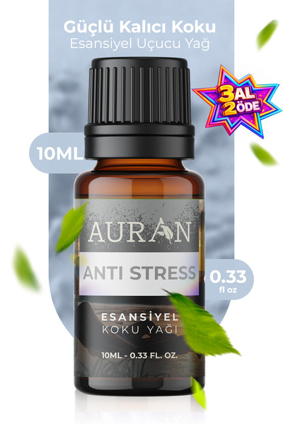 AURAN Anti Stress Esansiyel Uçucu Koku Yağı Difüzör Esansı Buhurdanlık Yağı A...