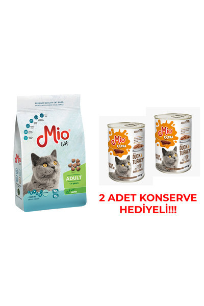 MİO 1 Kg Kuzu Etli Kedi Maması